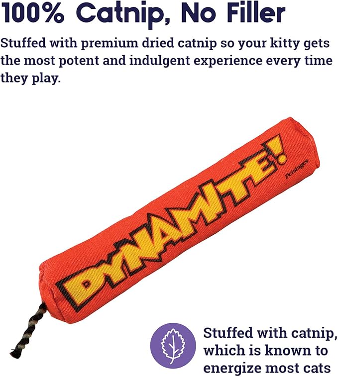 Catstages Green Magic Dynamite Stick Catnip Cat Toy