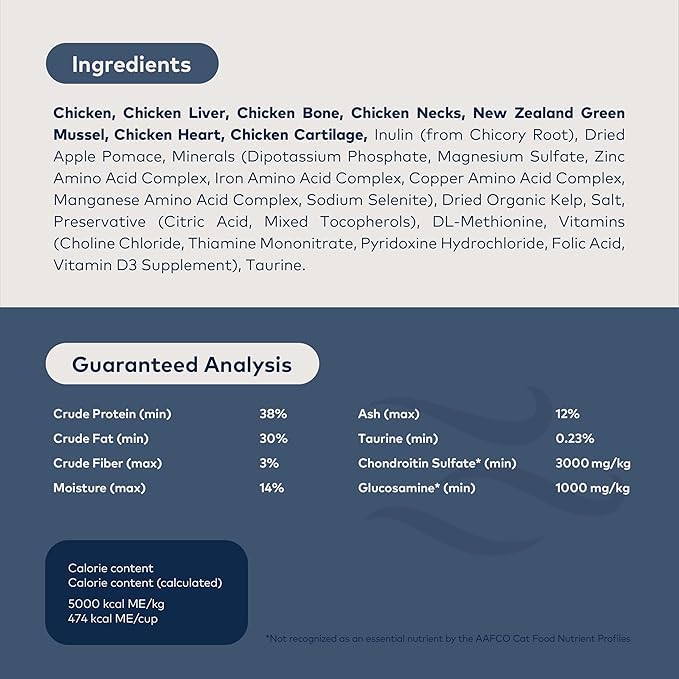 ZIWI Peak Air-Dried Cat Food – Chicken - All Natural, High Protein, Grain Free, Limited Ingredient w/ Superfoods (35.2oz)