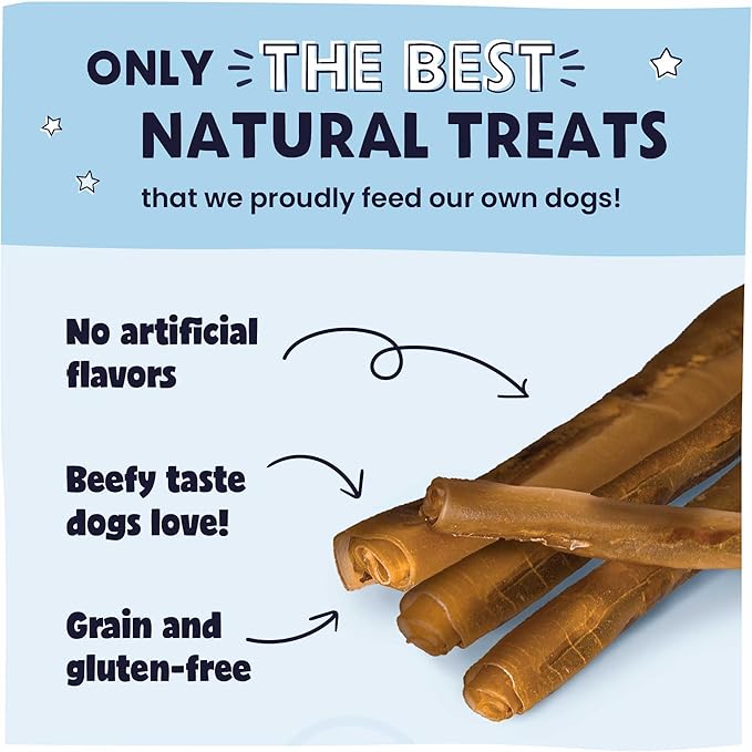Pawstruck 2-in-1 Collagen Wrapped Jerky Natural Treats for Dogs - 5 Large Sticks - Limited Ingredient Grain Free for Small, Medium, and Large Dogs