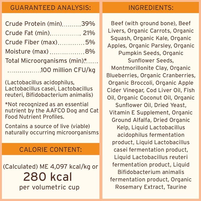 Primal Freeze Dried Dog Food, Pronto Mini Nuggets, Beef; Scoop & Serve, Complete & Balanced Meal; Also Use as Topper or Treat; Premium, Healthy, Grain Free High Protein Raw Dog Food (7 oz)