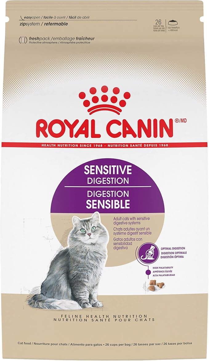 Royal Canin Feline Health Nutrition Sensitive Digestion Adult Dry Cat Food, 3.5 lb Bag