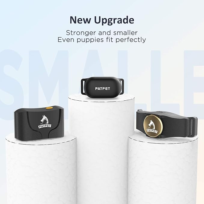 PATPET Dog Training Collar with Remote - Electric Dog Shock Collar for Small Medium Large Dogs - 3 Adjustable Safe Modes, Rechargeable Waterproof E Collar for Dogs (8-120 lbs)