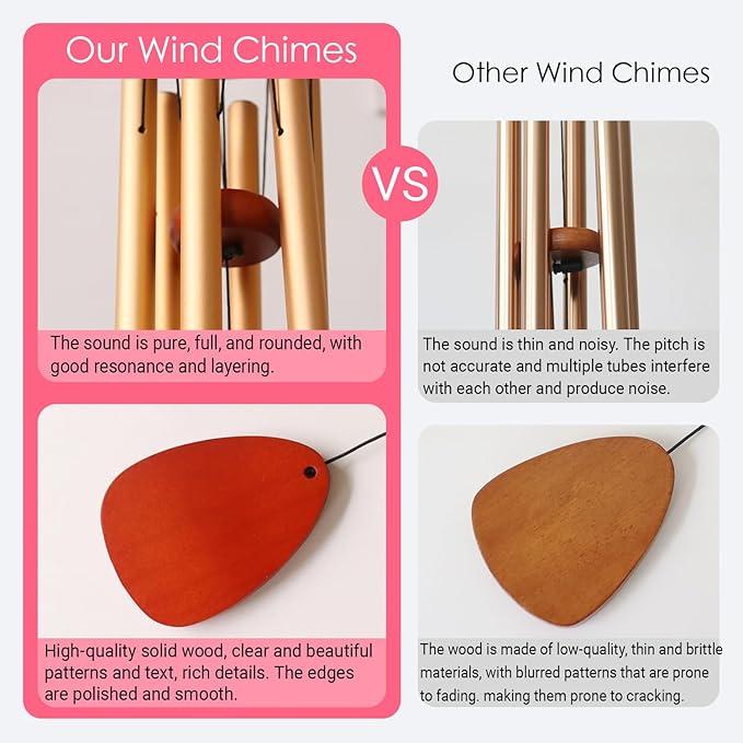 Custom Wind Chimes for Loss of Pet, 32" 37" Large Size Personalized Dog Memorial Wind Chimes for Outside, Customizable Cat Remembrance Wind Chime for Outdoor (Black)