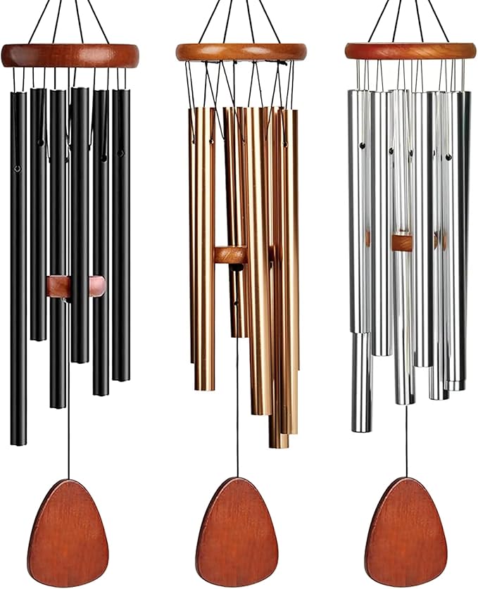 Personalized Dog Memorial Gifts for Loss of Dog Pet Memorial Gifts for Dogs Memory Wind Chimes for Loss of Loved One Dogs Sympathy Bereavement Gift Wind Chimes for Outside 25.5''(Design 1, Silver)