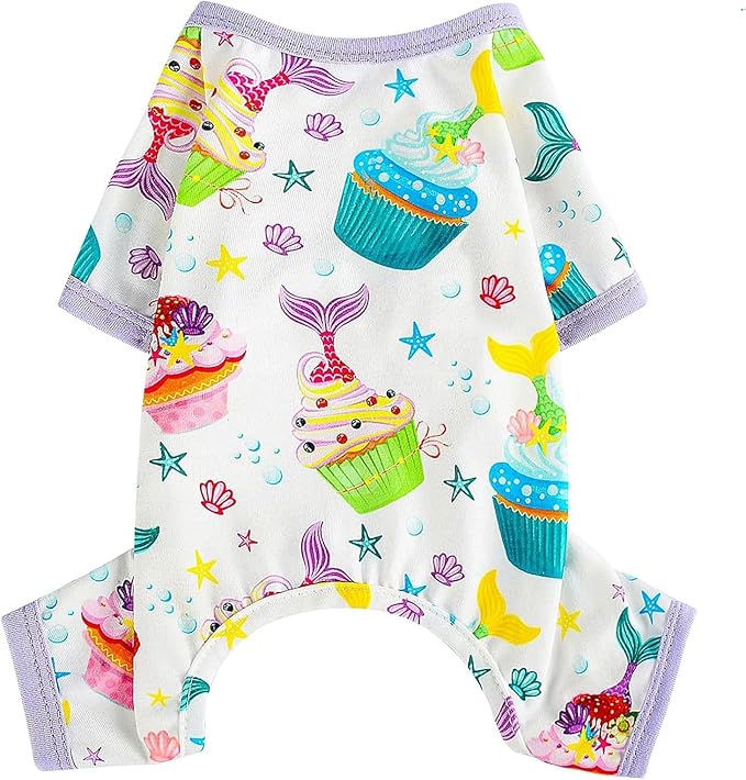 Dog Clothes for Small Dogs Boy Girl, Dog Pajamas Tiny Chihuahua Yorkie Spring Summer Shirt, Cute Puppy Outfit Pjs Jumpsuit Cat Onesie Apparel Pet Clothes