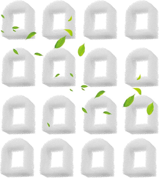 Cat Water Fountain Foam Filters, Compatible with Multiple Pet Fountain Dispenser Sponge Filters (16 Pcs)