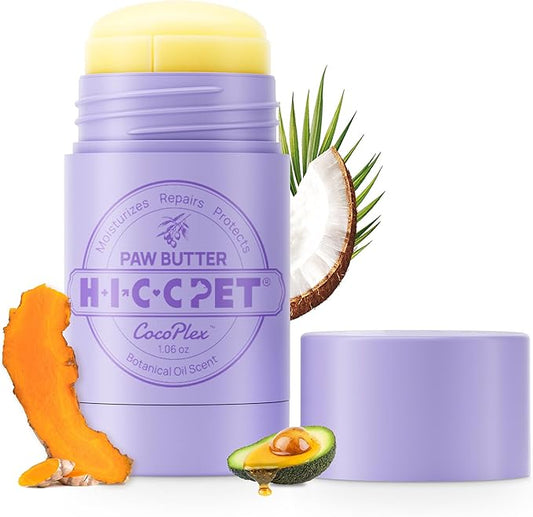 HICC PET Dog Paw Balm 1.06 oz Value Pack for Dogs & Cats, All-Natural Paw Balm Dogs Lick Safe, Moisturizing and Healing Dry Cracked Paws, Improves Rough Paws Relieves Odor, Horse Hoof, Joint Care