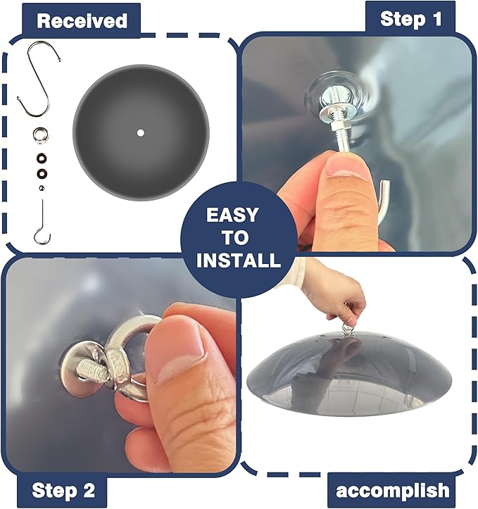 13" Bird Feeder Rain Guard, Hummingbird Feeder Shade Dome Cover, Hanging Baffle for Bird Feeder Pole (Grey), 1 Pack