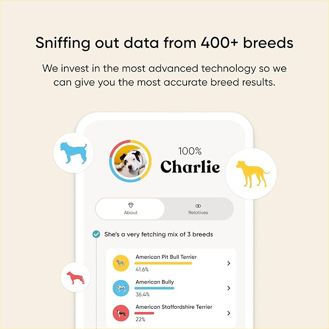 Embark Breed & Health Kit - Dog DNA Test - Discover Breed, Ancestry, Relative Finder, Genetic Health, Traits, Allergy Risk Scores
