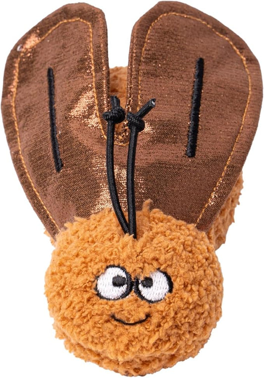 Interactive Catnip Cat Plush Toy, Insect Theme, 5'', for All Breed Size Cats (Cockroach)
