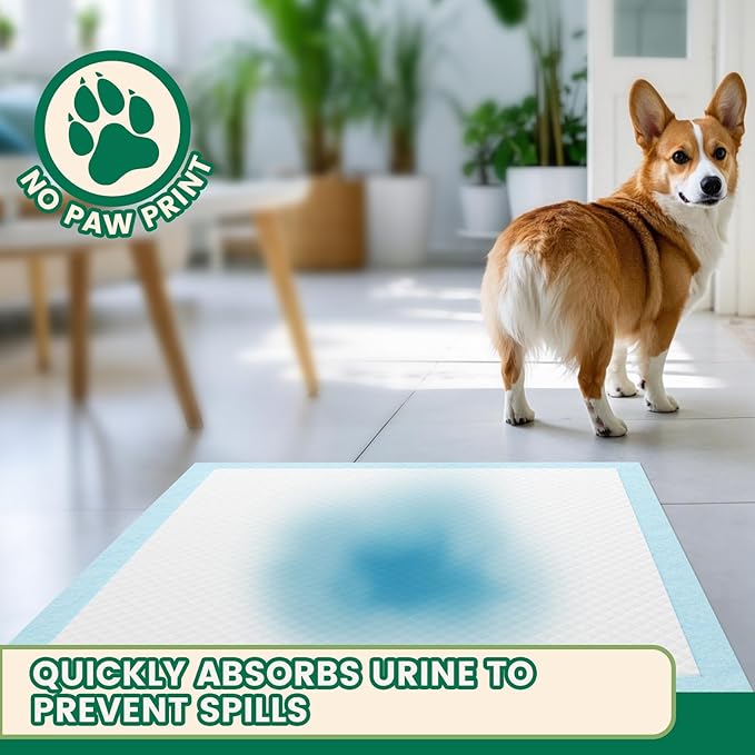 IMMCUTE 7 Layer Dog Pads 30x28 Inch, 30 Count - Super Absorbent Dog Pee Pads Extra Large, Tear-Resistant Thick Disposable Training Pads for Dogs & Cats