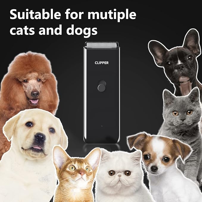 Home Professional Dog Grooming Kit Clipper Low Noise USB Rechargeable for Dog Cat