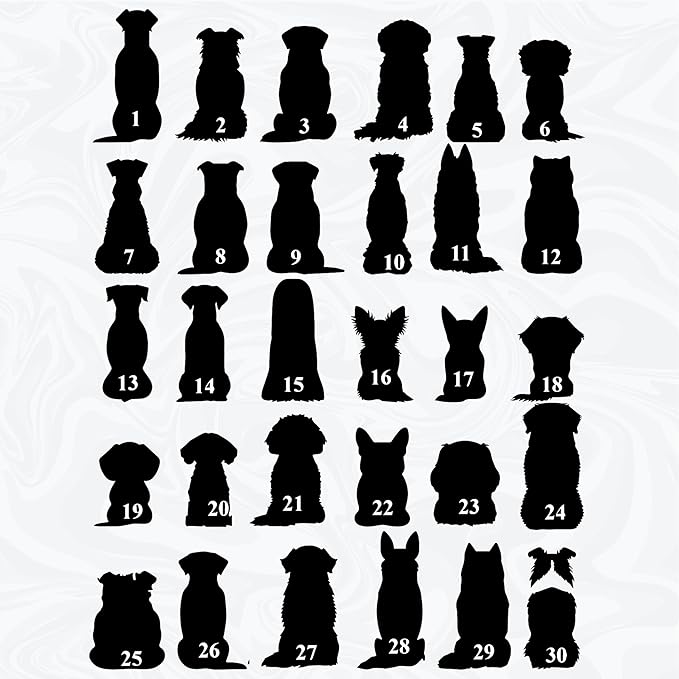 Personalized Dog Memorial Suncatcher, Heart Shape Custom Name Sympathy Ornament Window Car Hanging, Loss of Pet Death, in Loving Memory Gift, Dog Ornaments by Breed for Pet Lovers