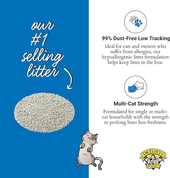 Dr. Elsey's Ultra UnScented Clumping Clay Cat Litter 40 lb. Bag