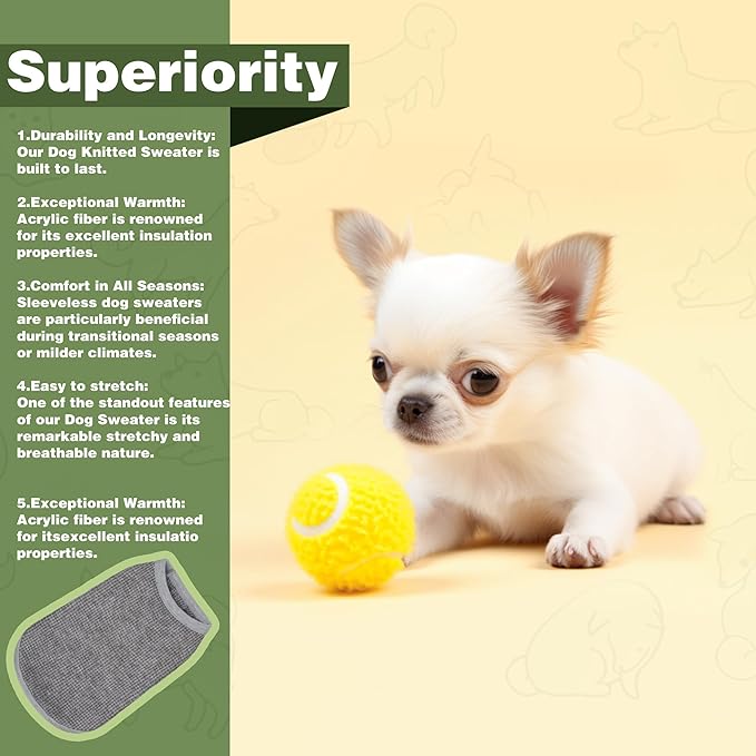 Cozy and Functional Dog Shirts for Small Puppies: Stretchable Ginger Attire with Easy-On Design, Ideal for Chihuahuas and Yorkies - Enhance Comfort and Playfulness on Chill Days X-Small