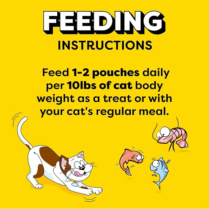 Temptations Creamy Puree Mix-Ups Squeezable Lickable Wet Cat Treats, Tuna Flavor, Salmon Flavor, and Seafood Medley Flavor, 0.42 oz. Tubes, 24 Count