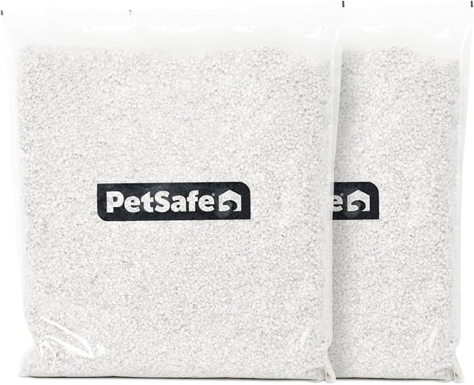 PetSafe ScoopFree Premium Natural Cat Litter - Eco-Friendly Long-Lasting Litter - High Absorbency & Low-Tracking Design - Non-Clumping Pebbles - 4.2 lb Bag - 2 Pack