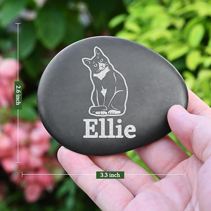 Cat Loss Stone, Cat Memorial Stones, Cat Loss Sympathy Gifts, Loss of Cat Gift, Pet Memorial Gifts, Cat Condolence Gift, Cat Memorial Gifts, Cat Memorial Keepsake, Cat Remembrance Gifts