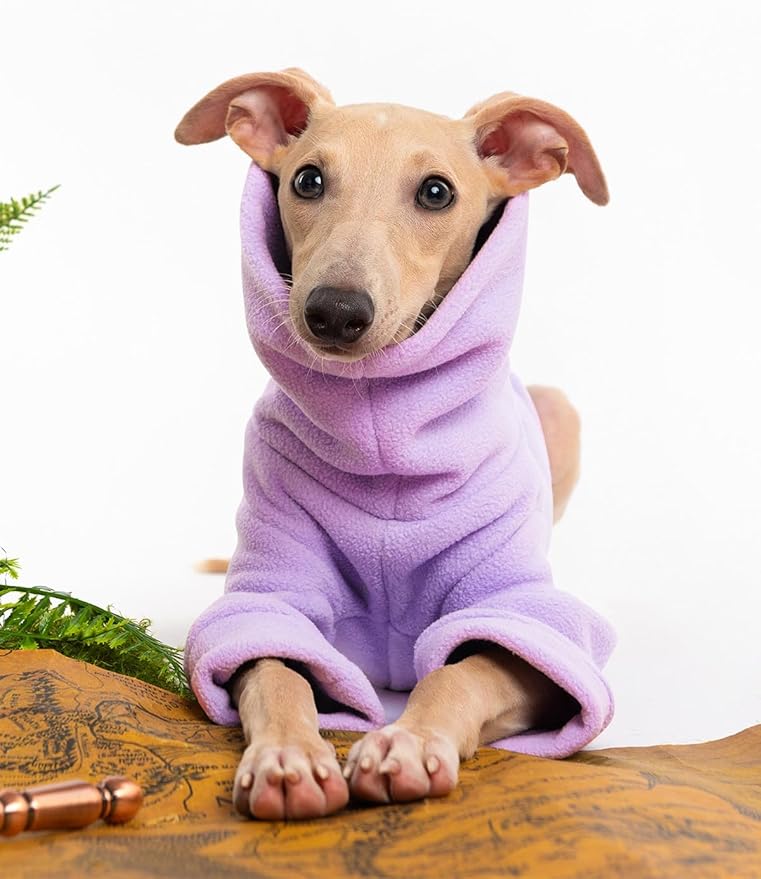 Dog Fleece Sweater Turtleneck Long Sleeve Pullover Sweatshirt Warm Puppy Clothes for Small Medium Dogs