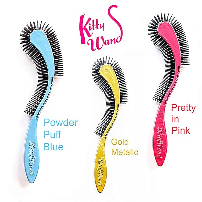 (Gold) Cat Brush is Designed for Comfort, Created for Results. This innovative grooming brush features multi contoured shapes that gently adapt to your cats body for a stress free grooming.