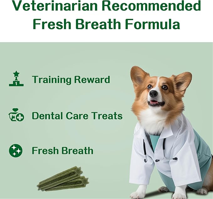 Afreschi Turkey Dental Sticks for Dogs, 2.2 lb – All Natural Dog Chews, USA-Sourced Trukey, Hypoallergenic, Long-Lasting Chew for Puppies and Adult Dogs, Grain-Free, Signature Series