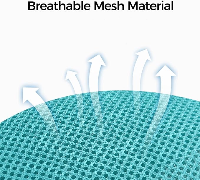 Cat Harness and Leash Set Escape Proof Tactical Medium Kitten Harness Emotional Support Cat Vest, Turquoise, M