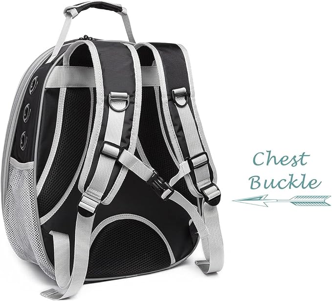 Bubble Cat Carrier Backpack, Transparent Pet Carrier Backpack for Small Puppy and Bunny, Space Capsule Bubble Cat Backpack Carrier, Airline Approved Waterproof Green Pet Backpack for Small Dog