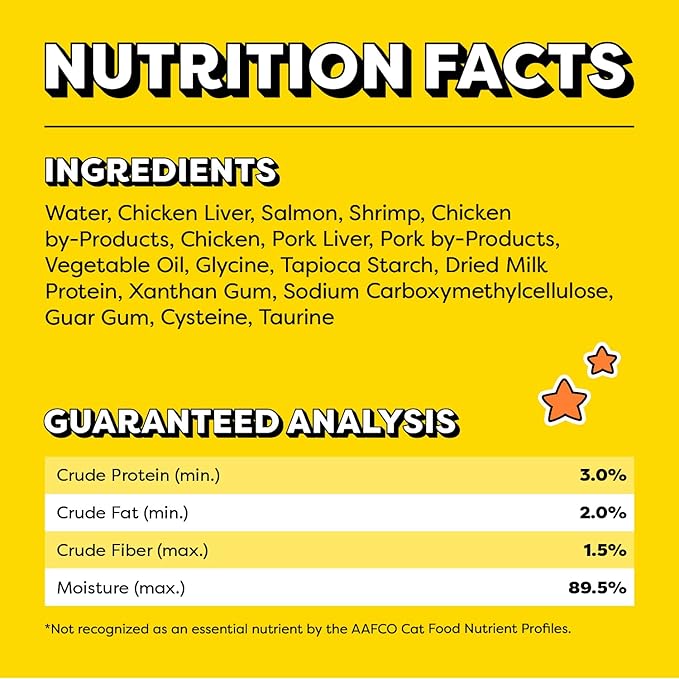 Temptations Creamy Puree Mix-Ups Squeezable Lickable Wet Cat Treats, Seafood Medley Flavor, 0.42 oz. Tubes, 4 Count, Pack of 11 (44 Total)