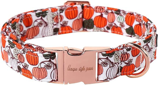 Unique style paws Dog Collar Metal Buckle Collar for Autumn Winter Christmas for Small Medium Large Boys Girls Dogs