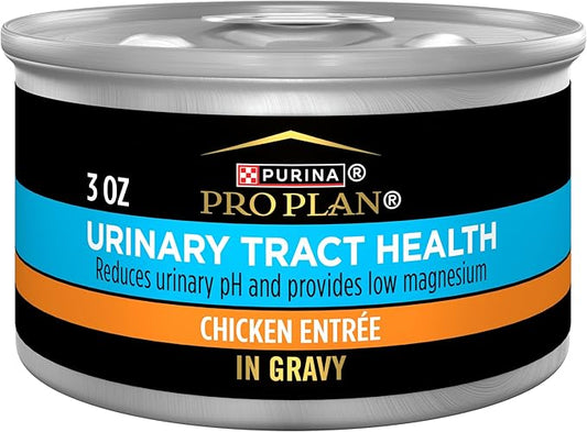 Purina Pro Plan Urinary Tract Health Chicken Entree in Gravy Cat Food - (Pack of 24) 3 oz. Pull-Top Cans