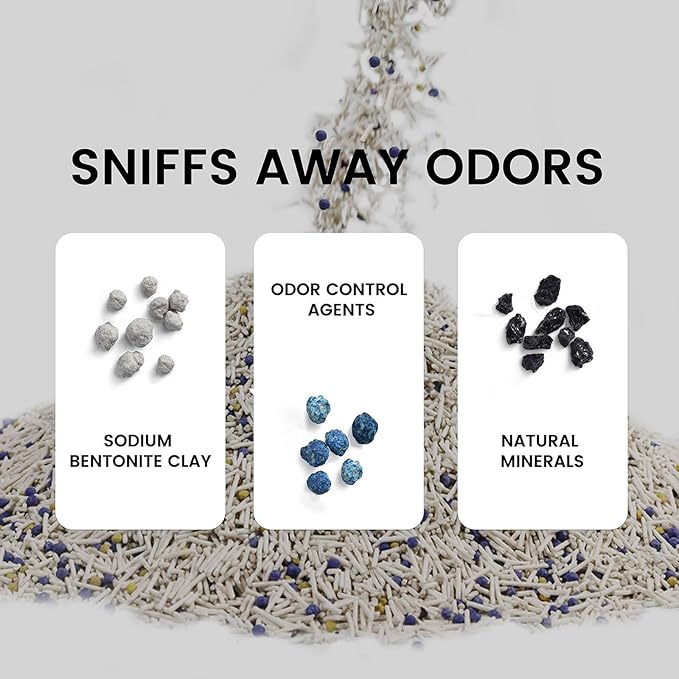 Tofu Cat Litter 45 Lbs, Dr. PawPaw Clumping Cat Litter, Natural Tofu Scent, Dust-Free Keep Kitty Tidy, Superior Odor Control Keep Step Fresh