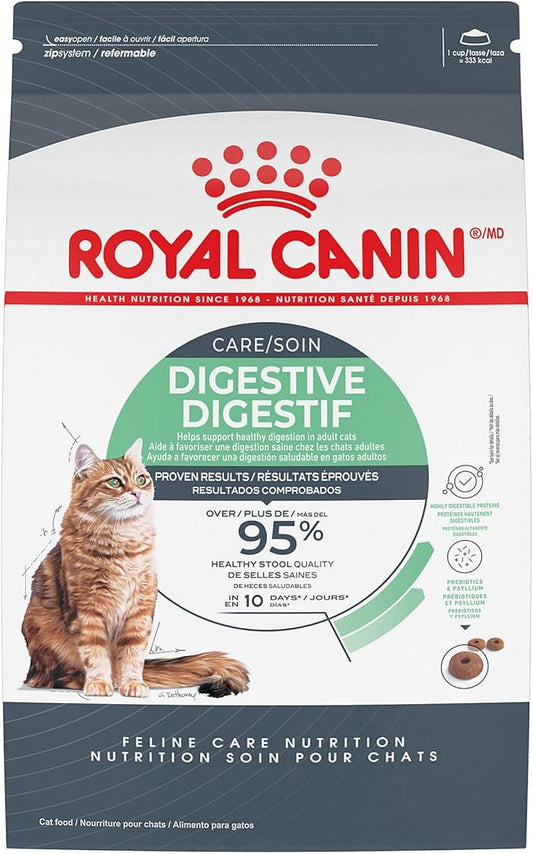 Royal Canin Feline Care Nutrition Digestive Care Adult Dry Cat Food, 6 lb Bag