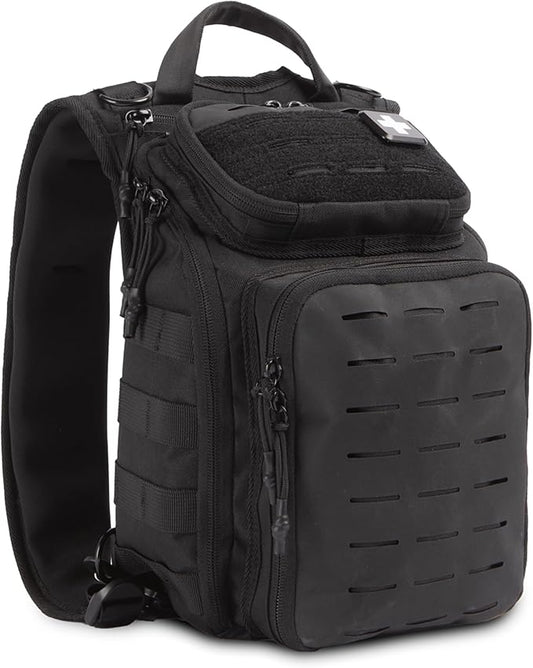 My Medic Recon PRO - HSA FSA First Aid Kit - 250+ First Aid and Survival Essentials, Supplies, & Must Have IFAK for Home, Car, Office or Business - Black