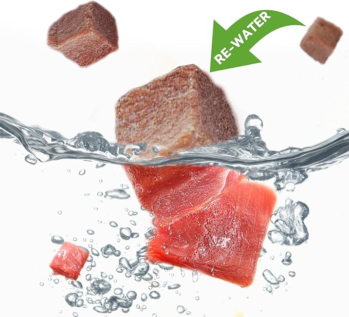 OPET Freeze Dried Cat & Dog Treats,Single Ingredient High Protein Grain Free Crunchy Cat Treats，Healthy Training Treats(6.36oz)