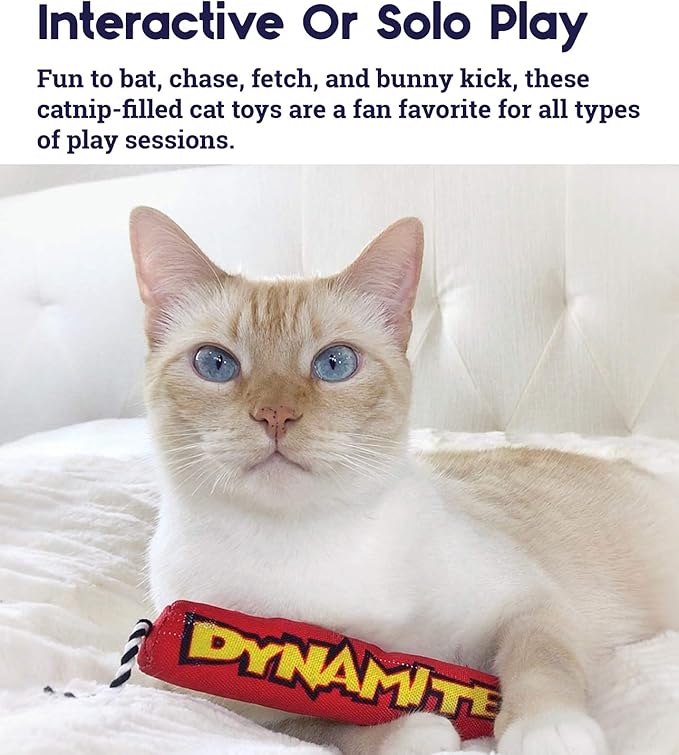 Catstages Green Magic Dynamite Stick Catnip Cat Toy