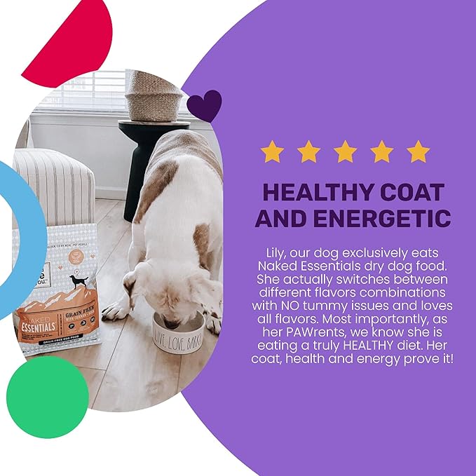 I and love and you Naked Essentials Dry Dog Food - Chicken + Duck - High Protein, Real Meat, No Fillers, Prebiotics + Probiotics, 11lb Bag