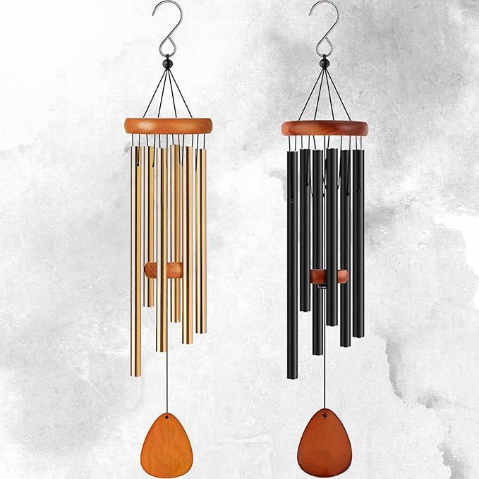 Personalized Dog Memorial Gifts for Loss of Dog - Custom Sympathy Wind Chime with Photo & Name, 26"/32"/36" Outdoor Bereavement Keepsake for Garden or Patio