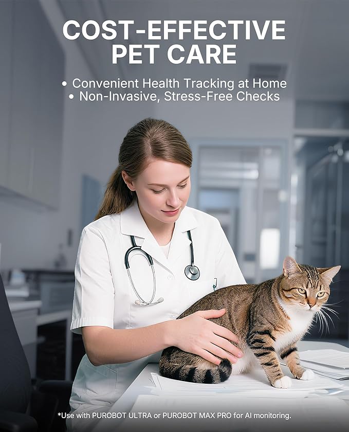 PETKIT 2025 New Urine Monitor Litter, pH Detection Tofu Litter, Superior Clumping 100% Natural Ingredients Plant Cat Litter, Dust-Free and Odor Control, Non-Sticky, Easy Scooping (5.2lb×3bags)