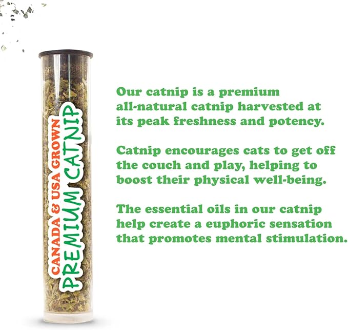 Meowijuana Refillable Cat Toys | Get Spooked - Pumpkin Spice Latte Catnip Toy | Includes Potent Hand Harvested Catnip Grown in North America | Promotes Play and Cat Health