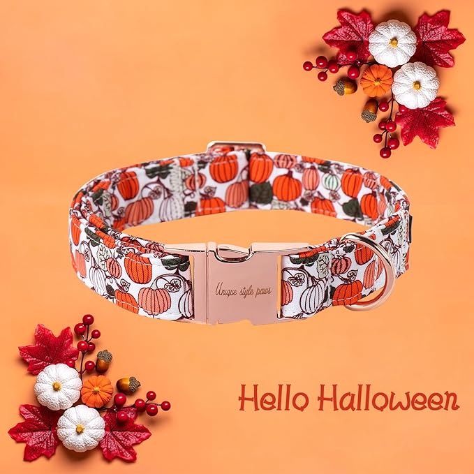 Unique style paws Dog Collar Metal Buckle Collar for Autumn Winter Christmas for Small Medium Large Boys Girls Dogs