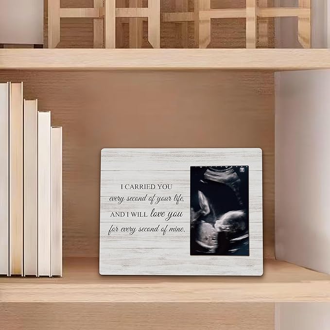 Miscarriage Memorial Baby Ultrasound Picture Frames - Loss of Baby Memorial Sympathy Gifts Photo Frame, Miscarriage Gifts for Mothers Mom Dad, Baby Infant Loss Picture Photo Frames for Home Bedroom Decor, 4x6