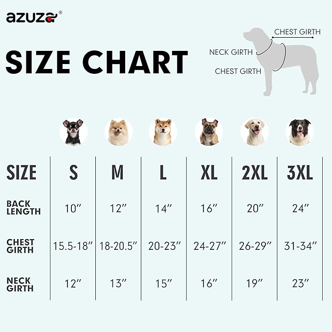 azuza Dog Jacket Waterproof & Windproof Dog Coat for Small Dogs with Thick Fleece, High Collar with Leash Hole, Adjustable Velcro & Elastic Belly, Rose Red XL