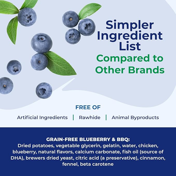 N-Bone Puppy Teething Rings 6 Count Bag Variety Pack, Chicken & Pumpkin & Blueberry BBQ Flavor, Total 3 Bags, 21.6-oz, 18 Rings