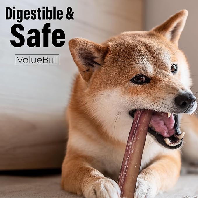 ValueBull Bully Sticks for Dogs, Medium 6 Inch, 400 Count Wholesale Pack - All Natural, Grass Fed, Single Ingredient, Long Lasting Dog Treats