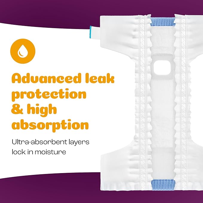 Inspire Pet Care Dog Diapers Female Dogs | Bulk Value Doggie Incontinence, Accidents, for Heat, Pee or Period and Housebreaking (Small (100 Count))