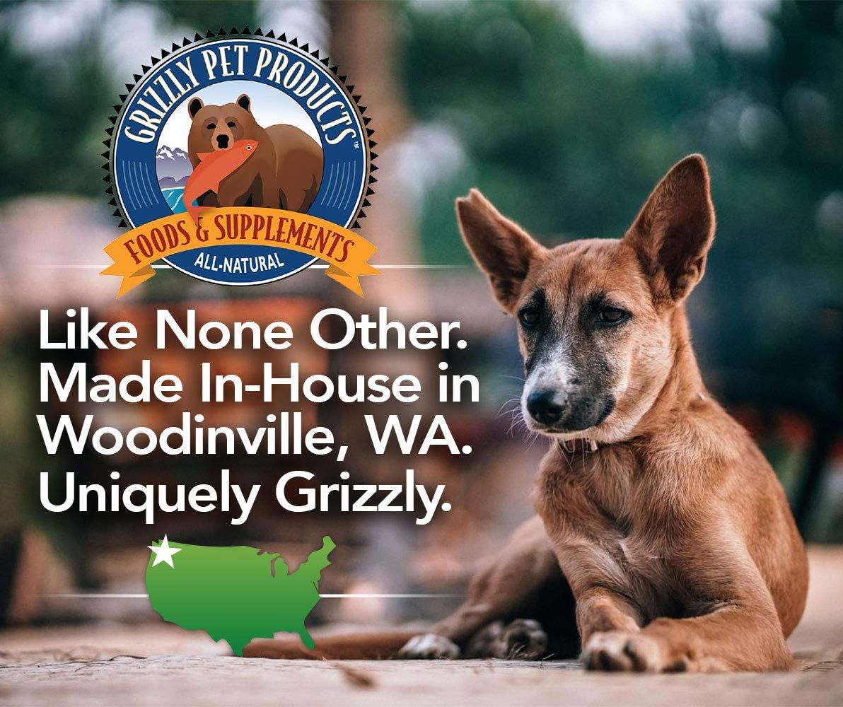 Grizzly Pet Products Salmon Plus Omega 3-6-9 Food Supplement for Dogs and Cats, 16 Ounce