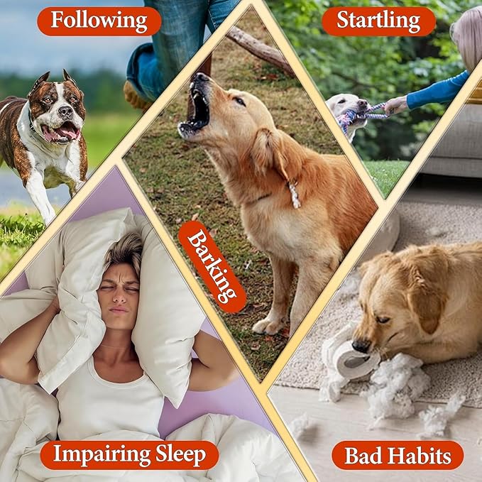 PetGentle Anti-Barking Device, Ultrasonic Dog Training Control, One-Click Behavior Correction