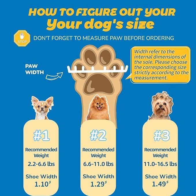 Dog Shoes for Small Dogs, Breathable Dog Boots Paw Protector for Hot Pavement Winter Snow, Dog Booties with Rugged Anti-Slip Sole for Hardwood Floors Outdoor Walking Light Blue Size 3