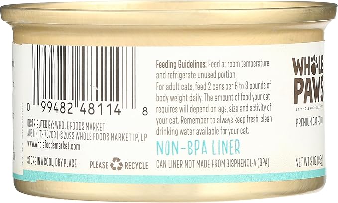 Whole Paws Chicken and Tuna Recipe Cat Food, 3 oz