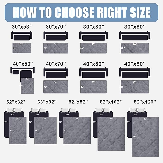 Smiry Waterproof Dog Bed Cover Pet Blanket, Soft Washable Dog Blanket for Furniture Bed Couch Sofa Reversible, Checkered (40"x70", Grey/Grey)